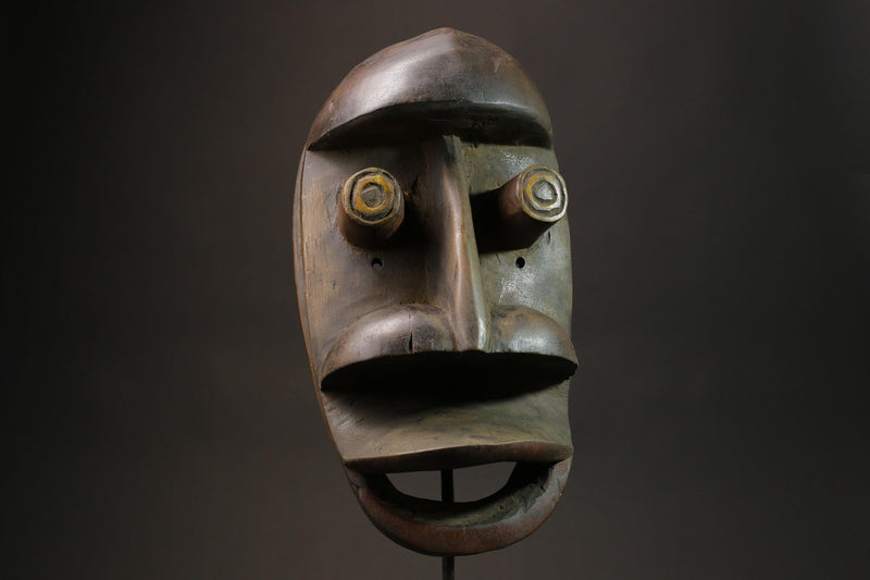 African wood mask antiques Hand Carved wood and Mask Fantastic Mask Grebo-8836