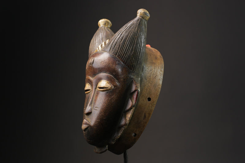 African Tribal Wood masks Guro vintage African mask large African Masks for wall-G2467