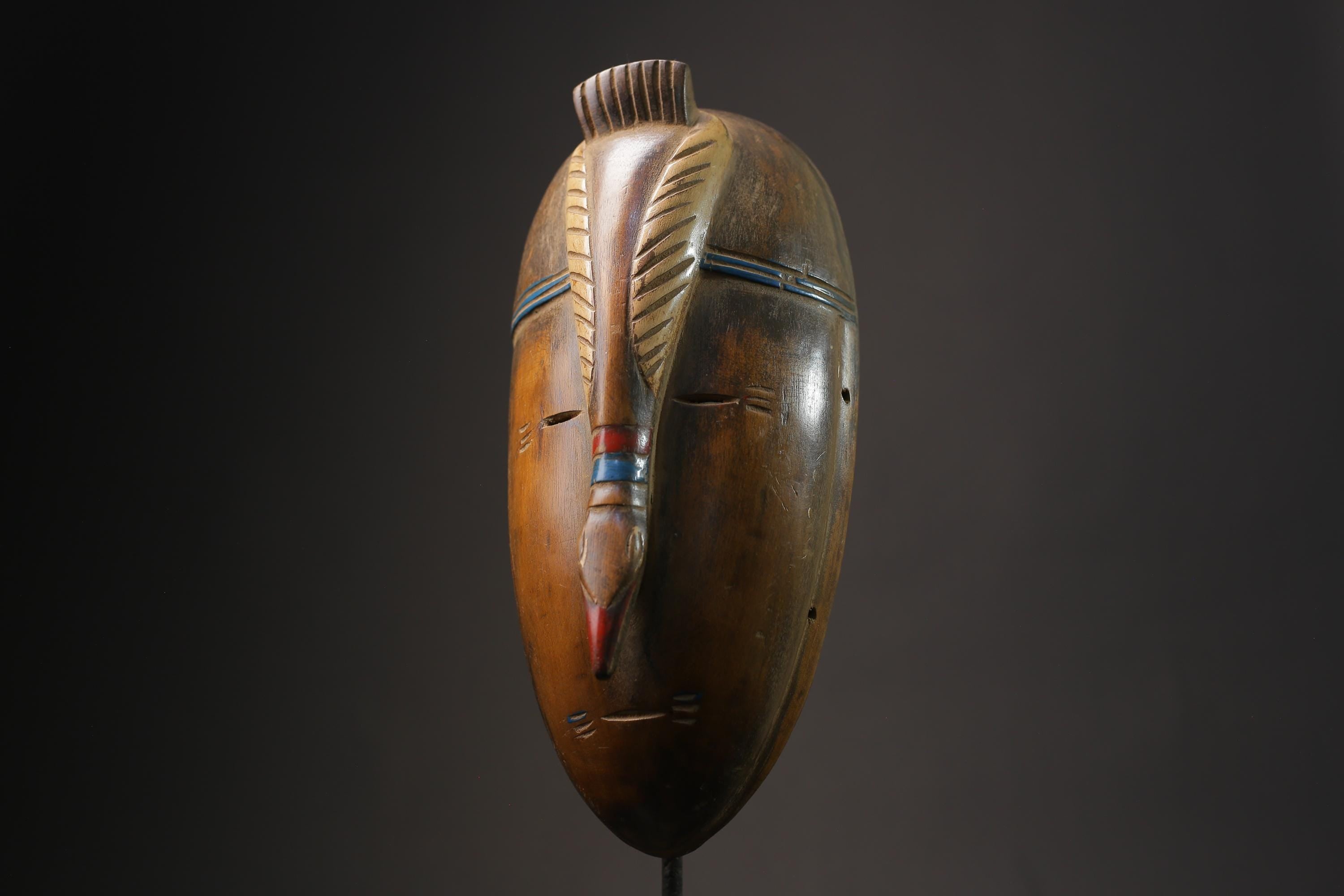 African Tribal Wood masks Guro vintage African mask large African Masks for wall-G2475