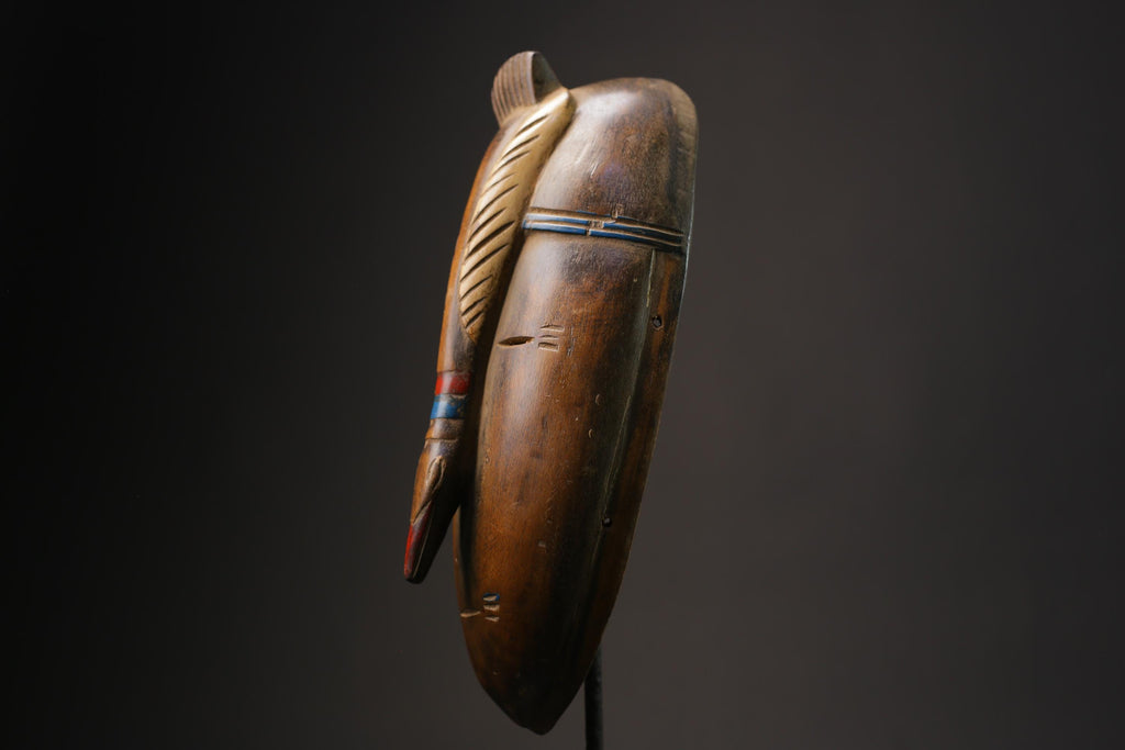 African Tribal Wood masks Guro vintage African mask large African Masks for wall-G2475