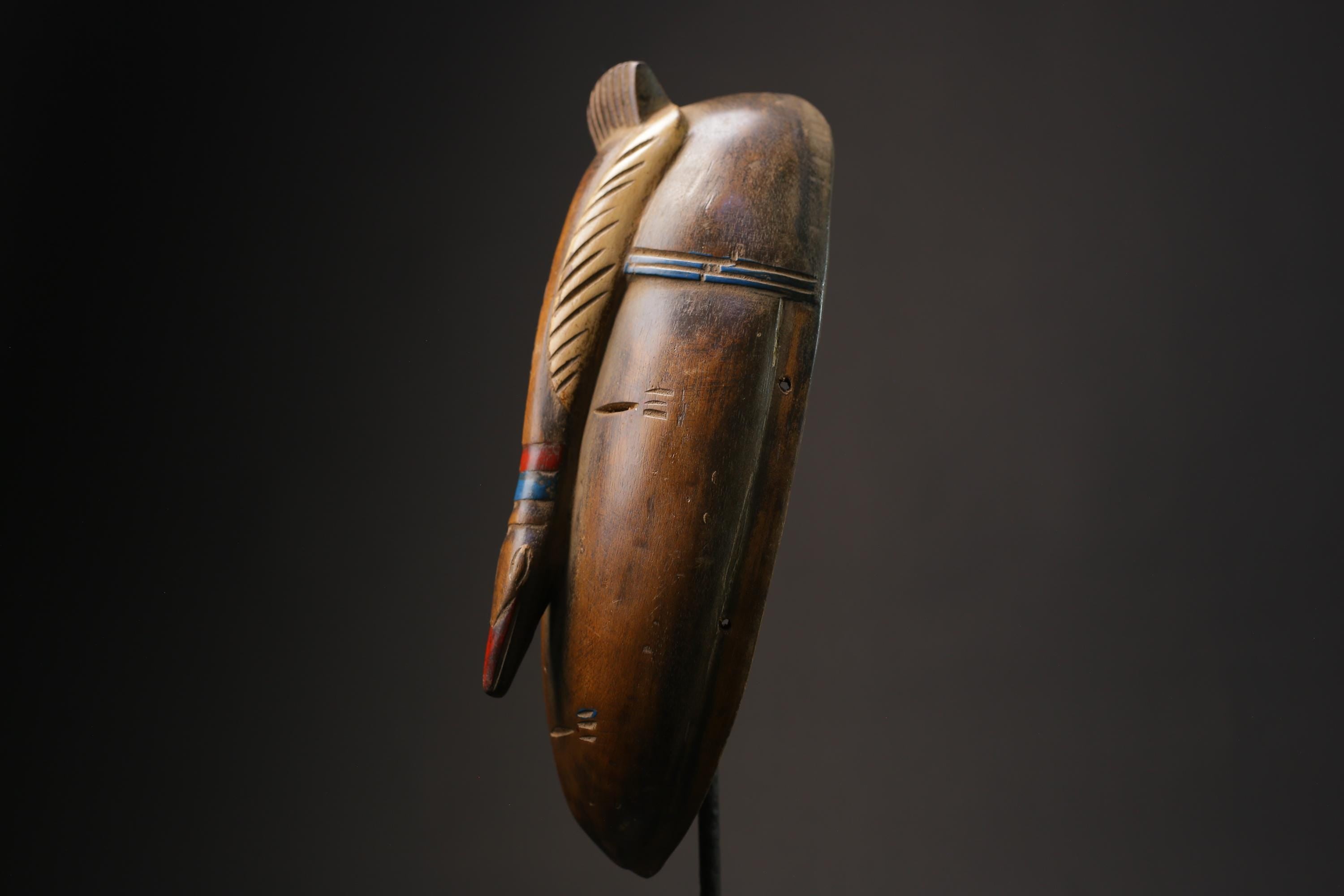 African Tribal Wood masks Guro vintage African mask large African Masks for wall-G2475