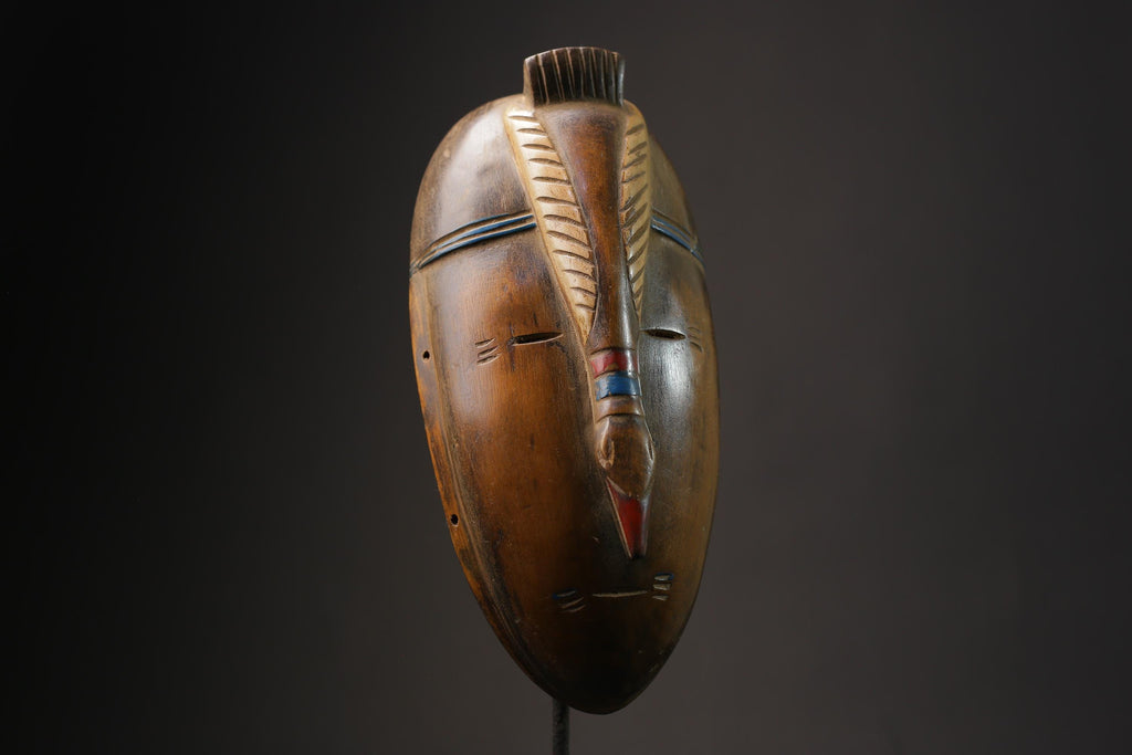 African Tribal Wood masks Guro vintage African mask large African Masks for wall-G2475