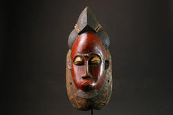 African wood mask antiques Tribal Hand mask Face Hand Wooden Guro Masks for wall-G2743