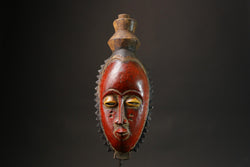 African Antique wood Hand Beautiful african mask Wood guro Masks for wall-G2746