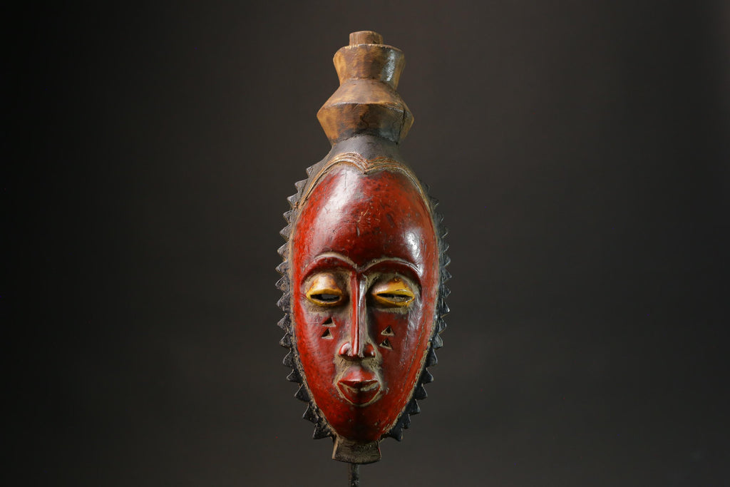 African Antique wood Hand Beautiful african mask Wood guro Masks for wall-G2746