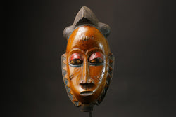 African wood mask antiques Art Handmade Home Décor Guro Masks for wall-G2747