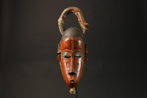 African Antique wood Hand Beautiful african mask Wood guro Masks for wall-G2734