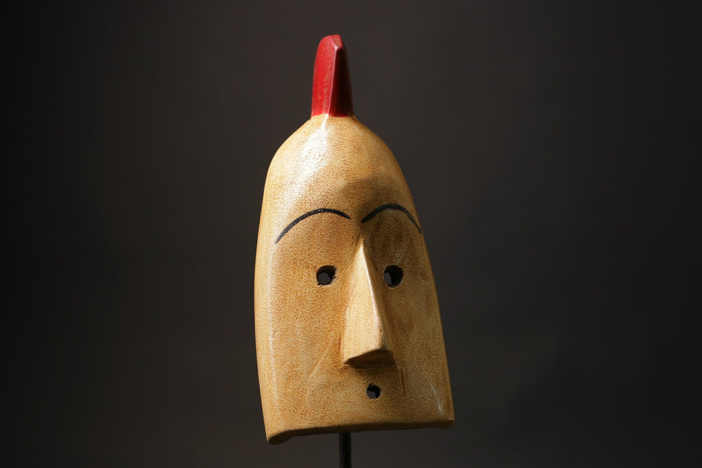 African Tribal Wood masks Guro vintage African mask large African Masks for wall-G2491