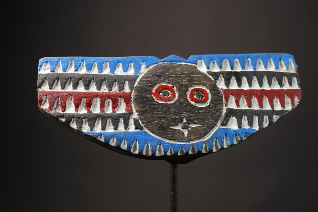 African wood mask antiques Tribal Face Bobo African male Bobo of Mali Masks for wall-9833