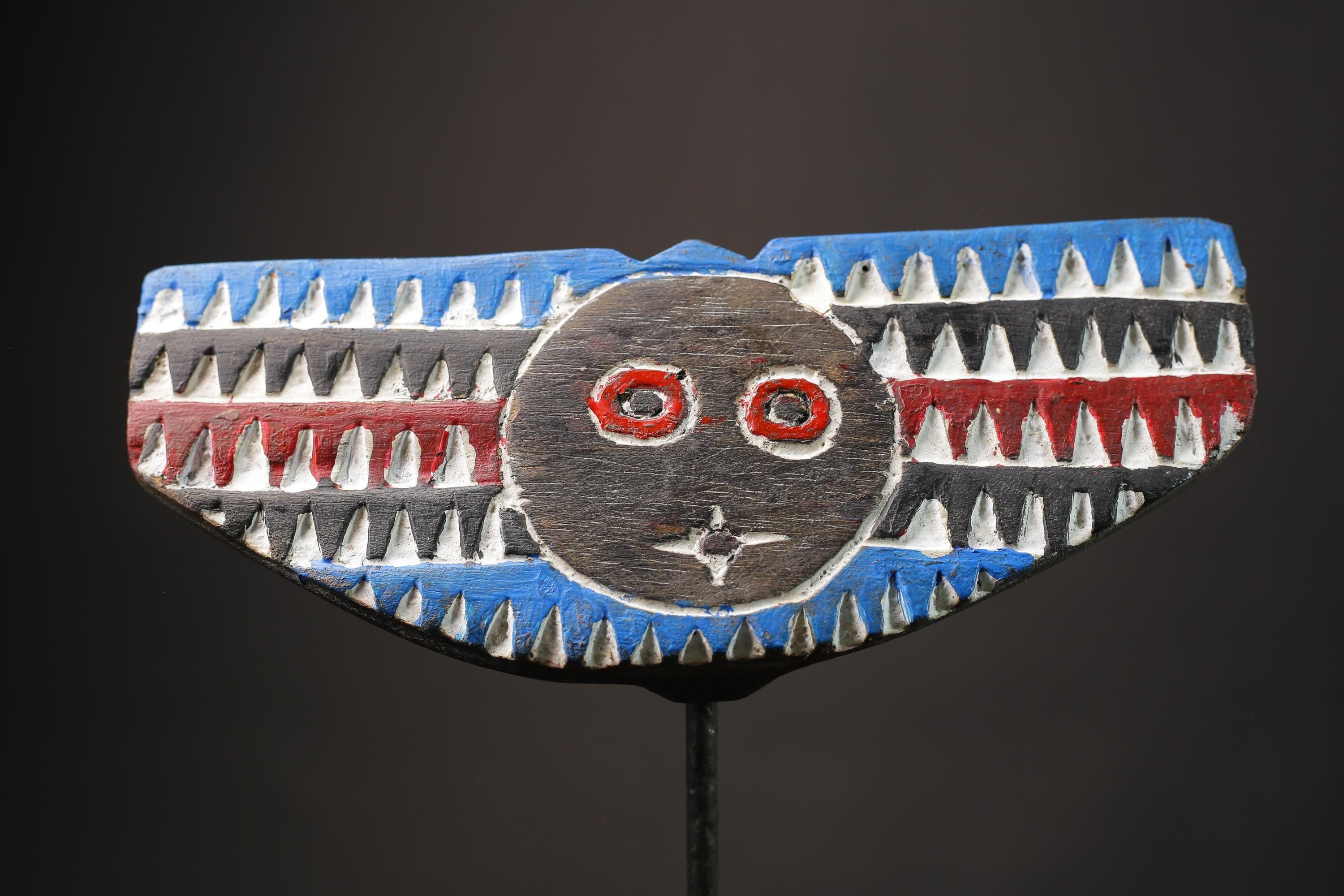 African wood mask antiques Tribal Face Bobo African male Bobo of Mali Masks for wall-9833