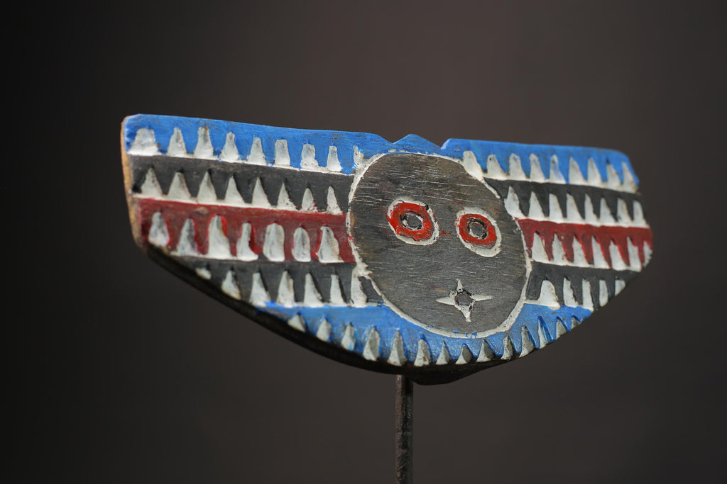 African wood mask antiques Tribal Face Bobo African male Bobo of Mali Masks for wall-9833