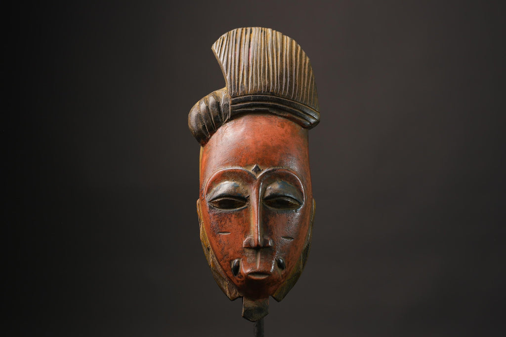 African Mask Wall Decor Guro Mask Wood Carved Dense Home Décor Masks for wall-8595