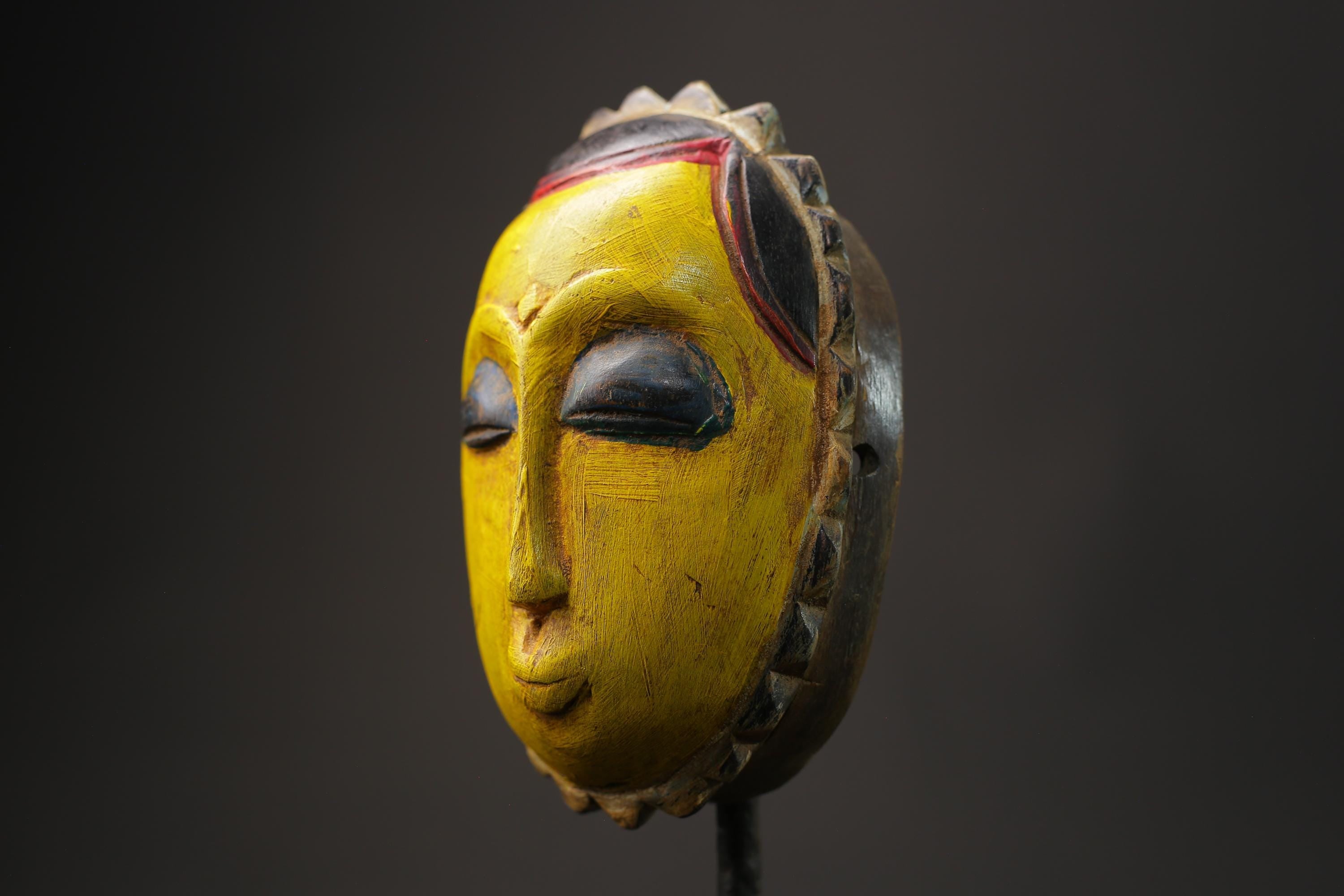 African wood mask antiques Tribal African Art Face Guro Mask Handmade Masks for wall-8623