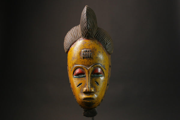 African mask African real figure vintage African masks for wall Vintage Guro-8787