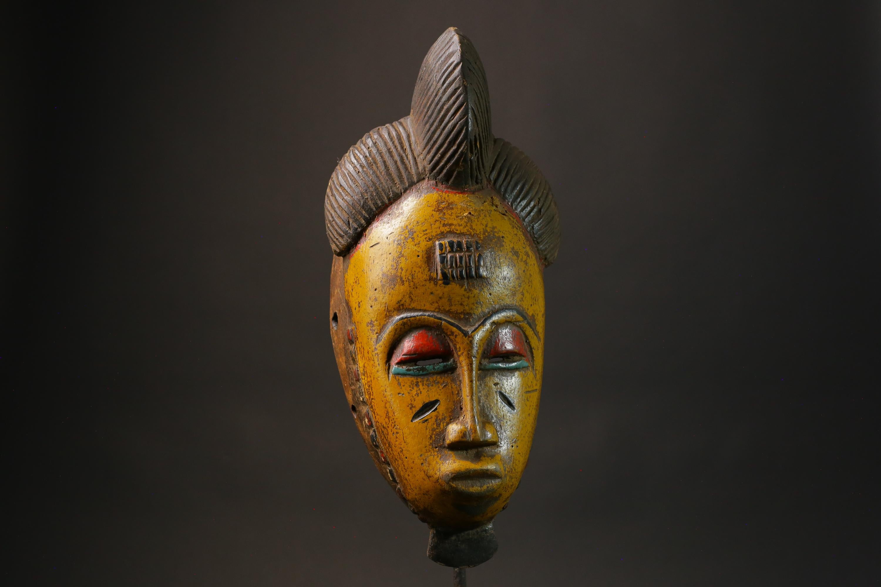 African mask African real figure vintage African masks for wall Vintage Guro-8787