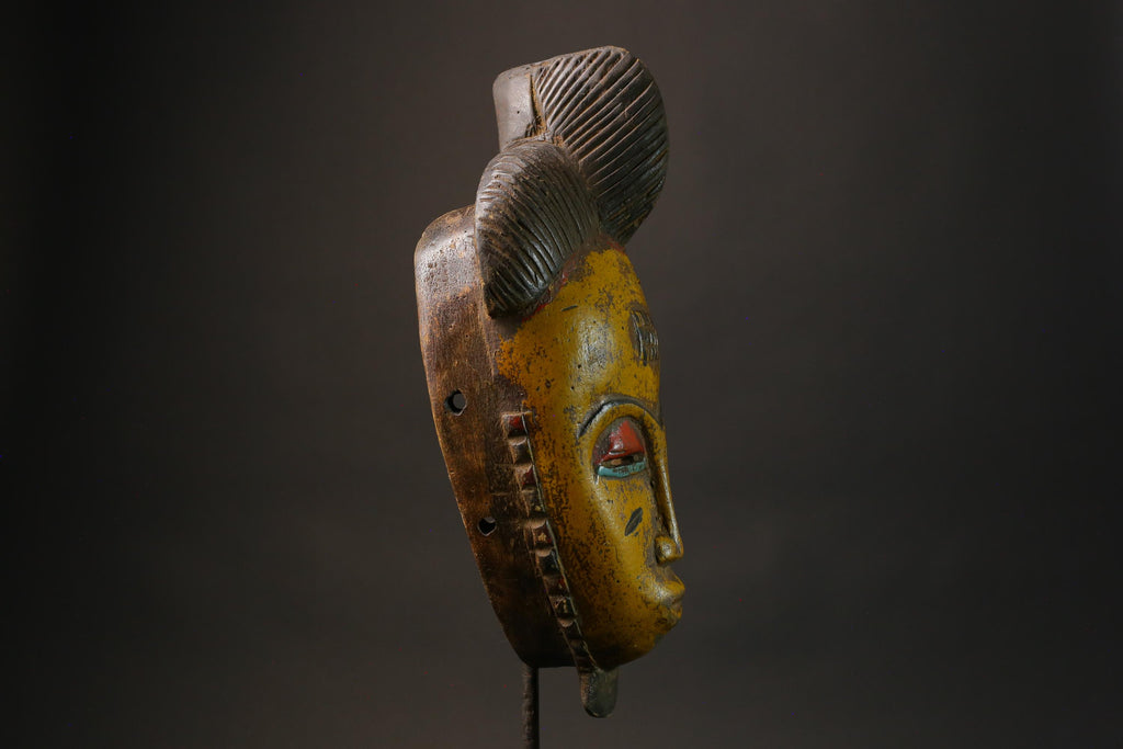 African mask African real figure vintage African masks for wall Vintage Guro-8787