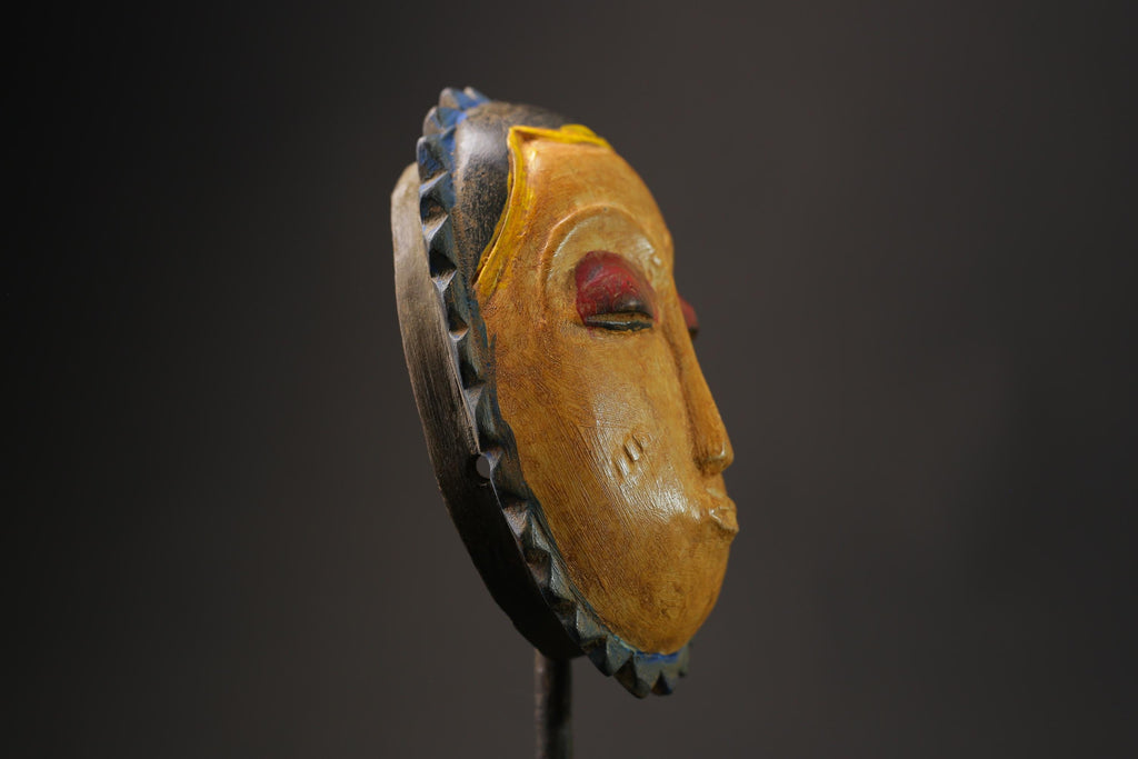 African wood mask antiques mask guro tribe masks antiques wall decor-8633