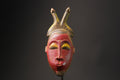 African wood mask antiques Guro Mask Handmade African Masks Wall Hanging -8632