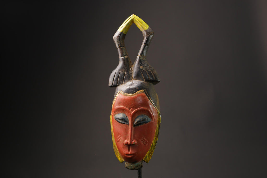 African wood mask antiques Guro African Mask Carved Wood Masks for wall-8626