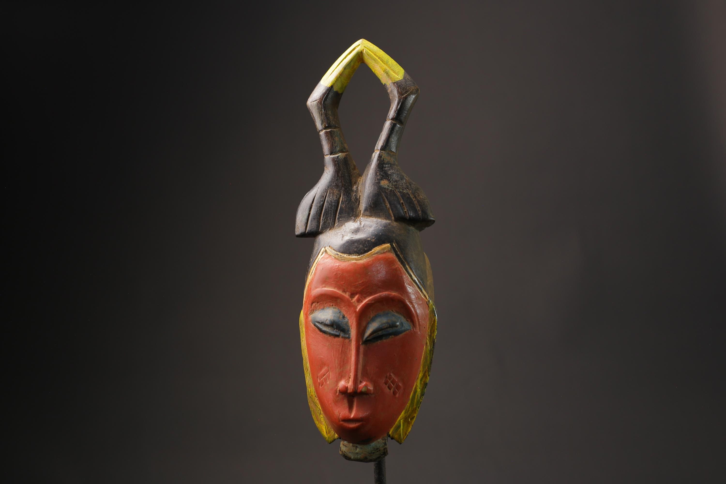 African wood mask antiques Guro African Mask Carved Wood Masks for wall-8626