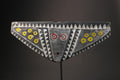 African wood mask antiques Wall Hanging Hand Carved Wooden Bedu mask Plank Masks for wall-9901
