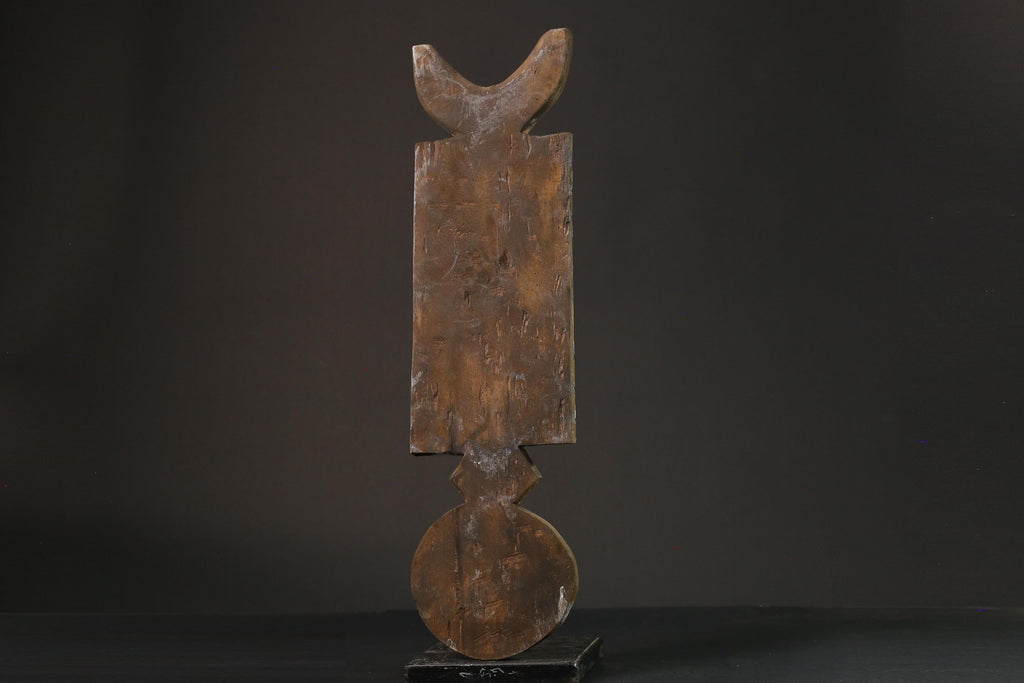African mask wood African real figure vintage African masks for wall Bobo Plank Hand Carved -G1076