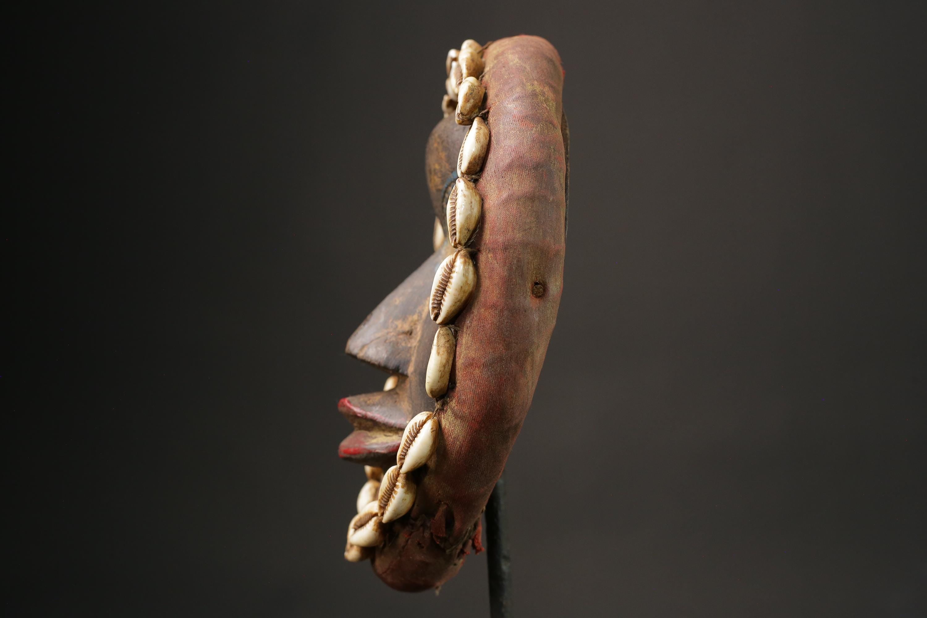African mask wood African real figure vintage African masks for wall Dan Mask African Tribal Art-G1128