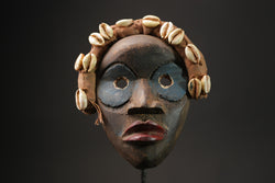 African wood mask antiques Décor carved wooden Hanging Dan Wall Hanging Masks for wall-9912