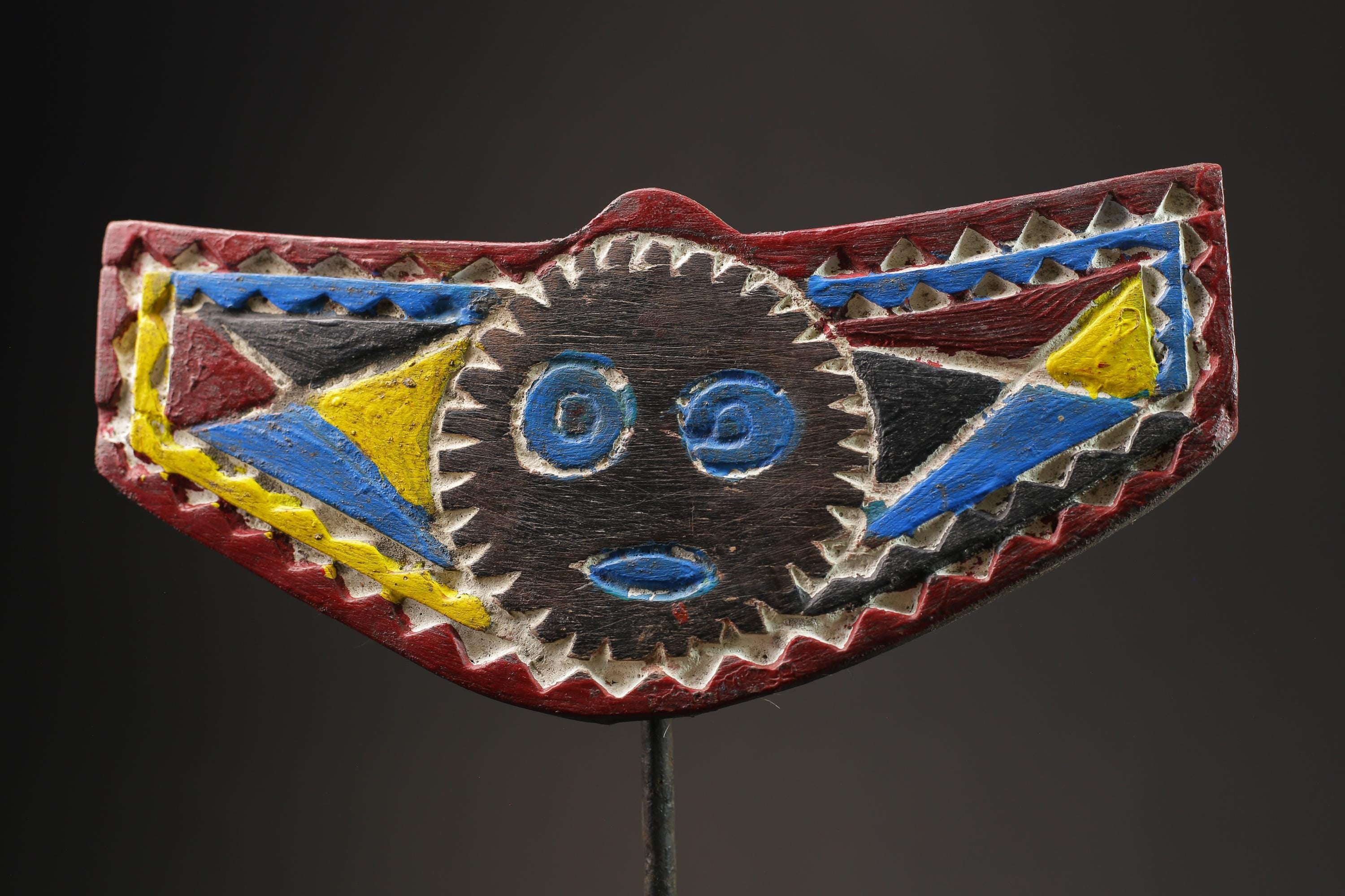 African wood mask antiques Face vintage Wood Wall Hanging Art Plank  Masks for wall-9915