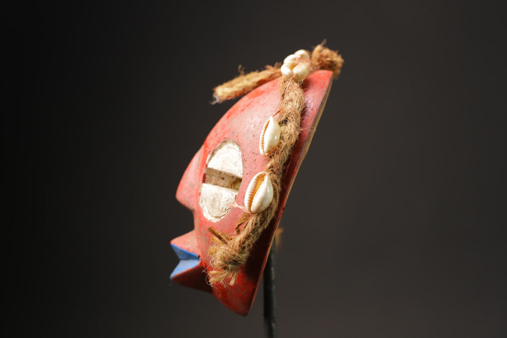 African Tribal Wood masks African mask made from wood Ghana Masks for wall-9919