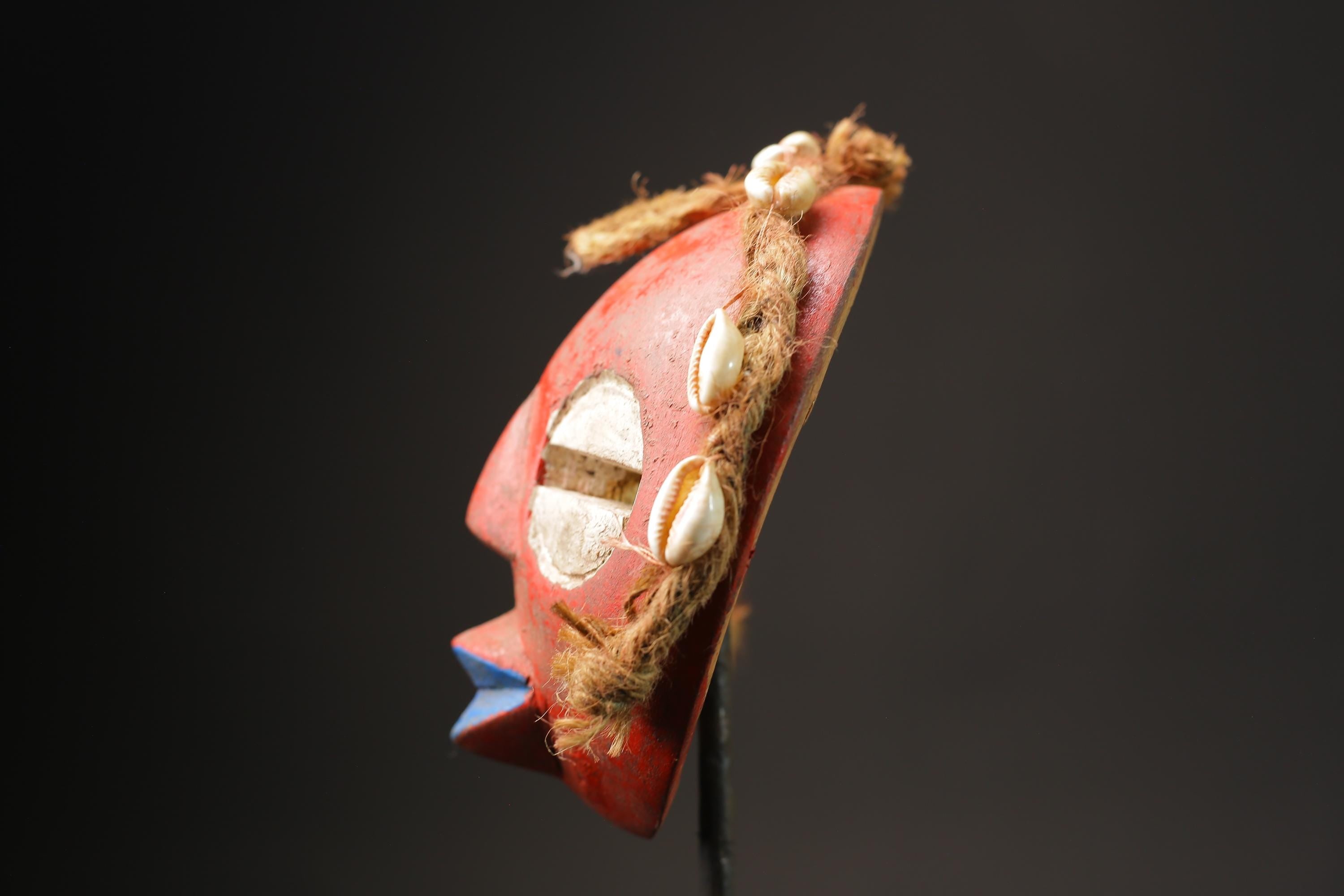 African Tribal Wood masks African mask made from wood Ghana Masks for wall-9919