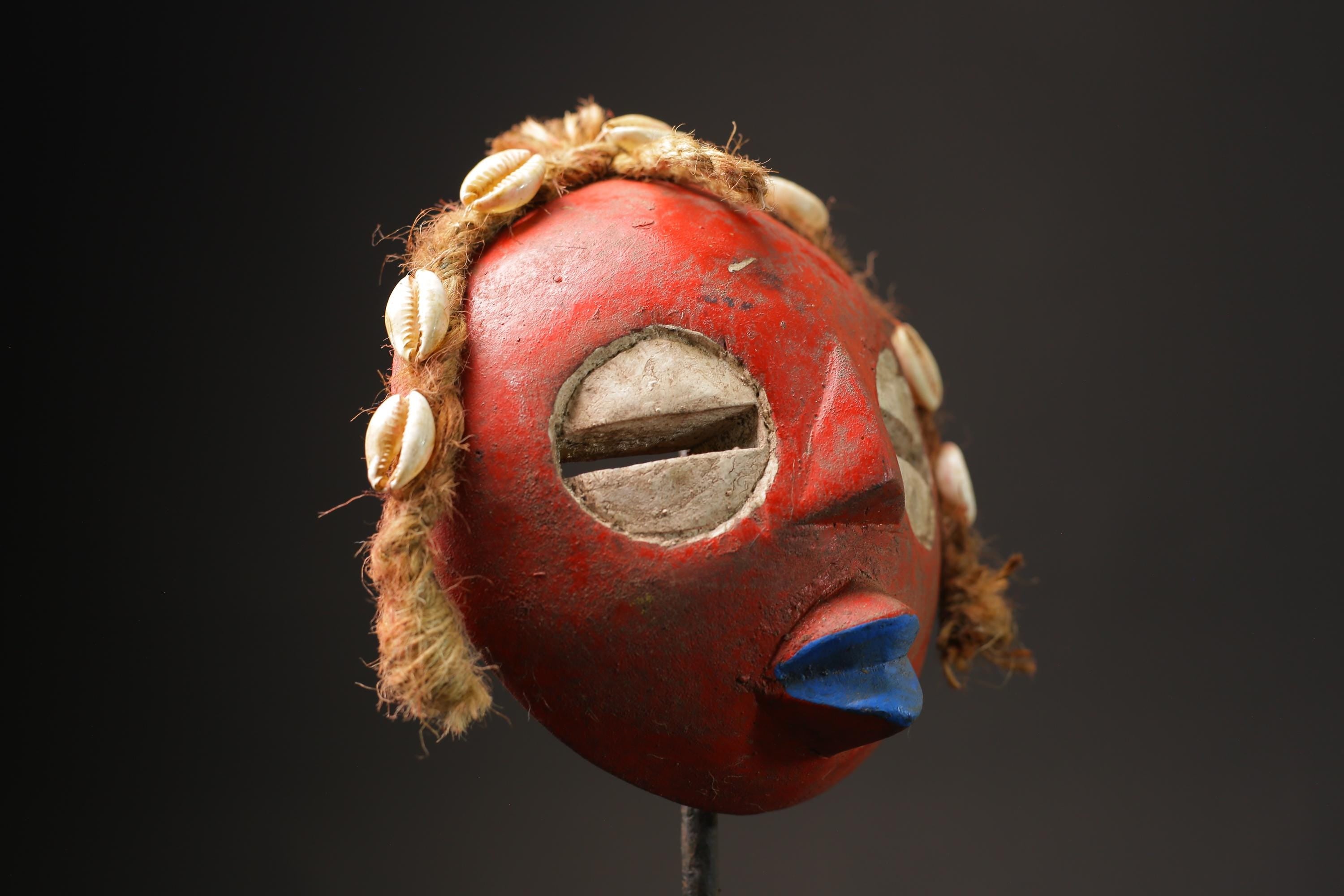 African Tribal Wood masks African mask made from wood Ghana Masks for wall-9919