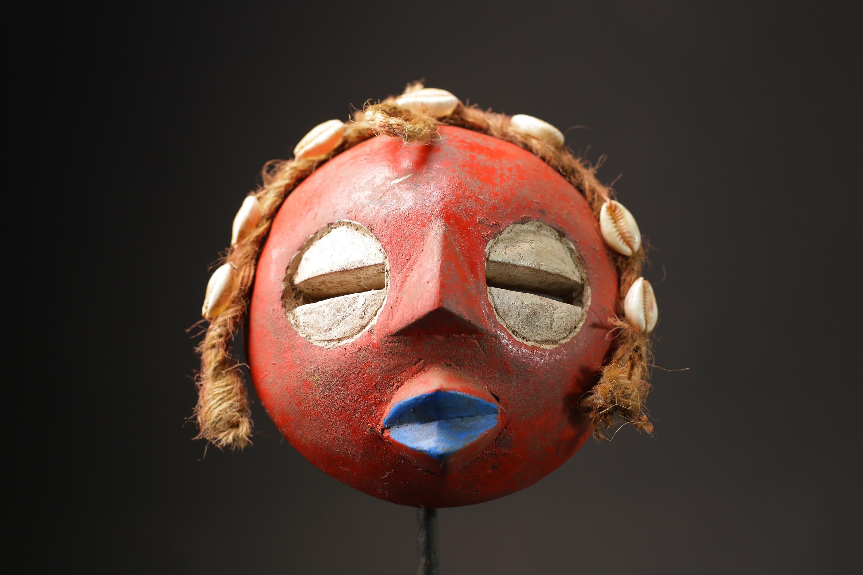 African Tribal Wood masks African mask made from wood Ghana Masks for wall-9919