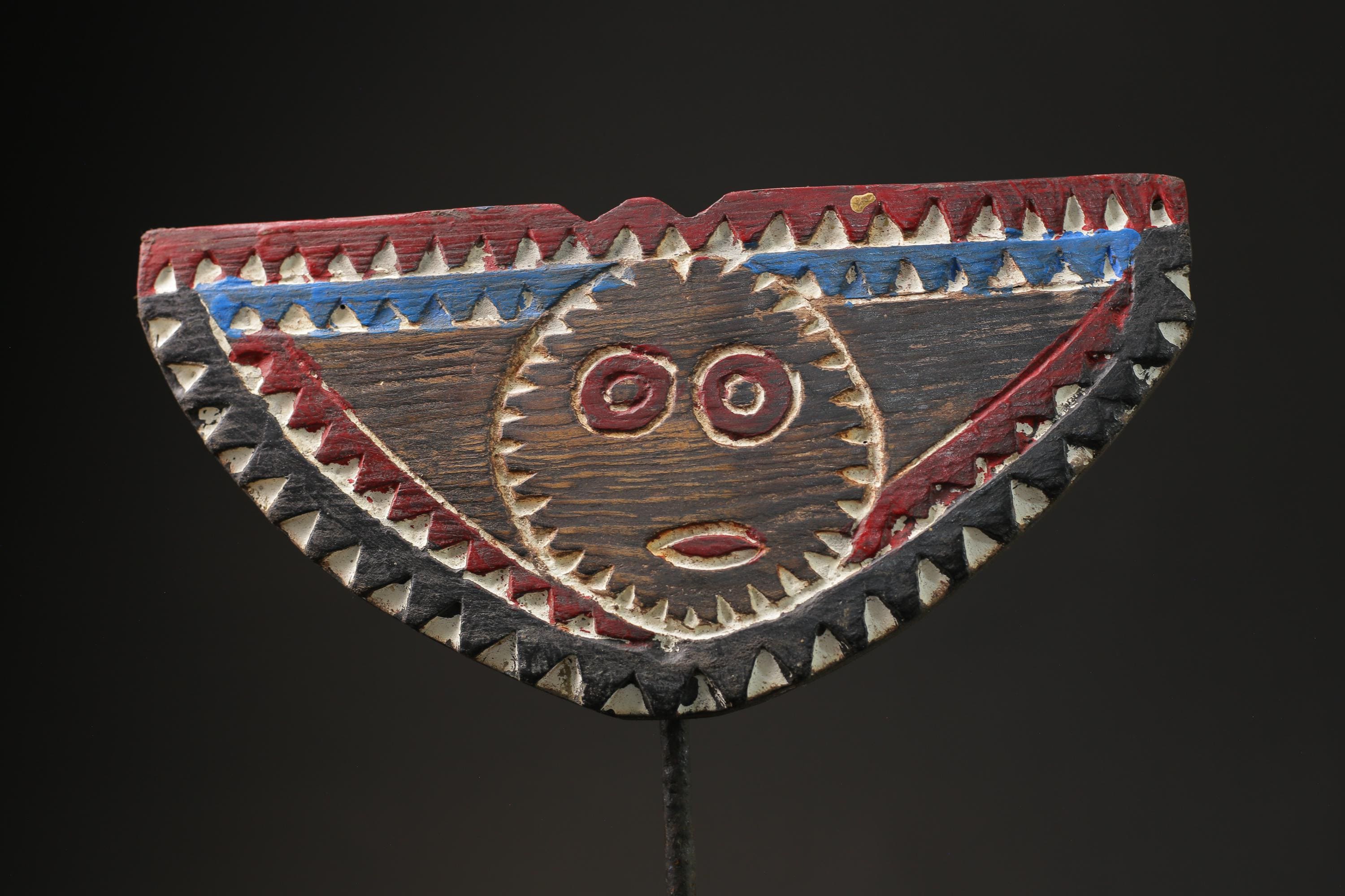 African wood mask antiques Carved BIG Bobo-Bwa, Burkina Faso Tribe Masks for wall-9930