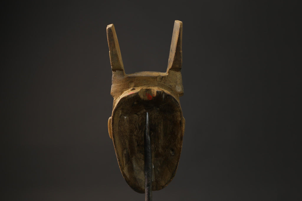 African mask antiques tribal art Wall Art Original West African Guro Gu Masks for wall-8634