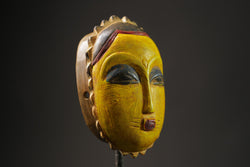 African wood mask antiques Yaure Guro Mask Liberia mask Traditional masque Masks for wall-8643