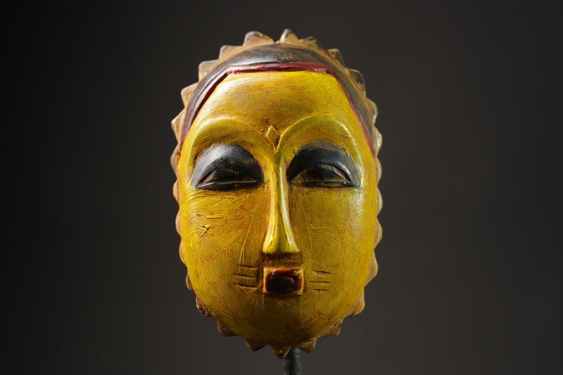 African wood mask antiques Yaure Guro Mask Liberia mask Traditional masque Masks for wall-8643