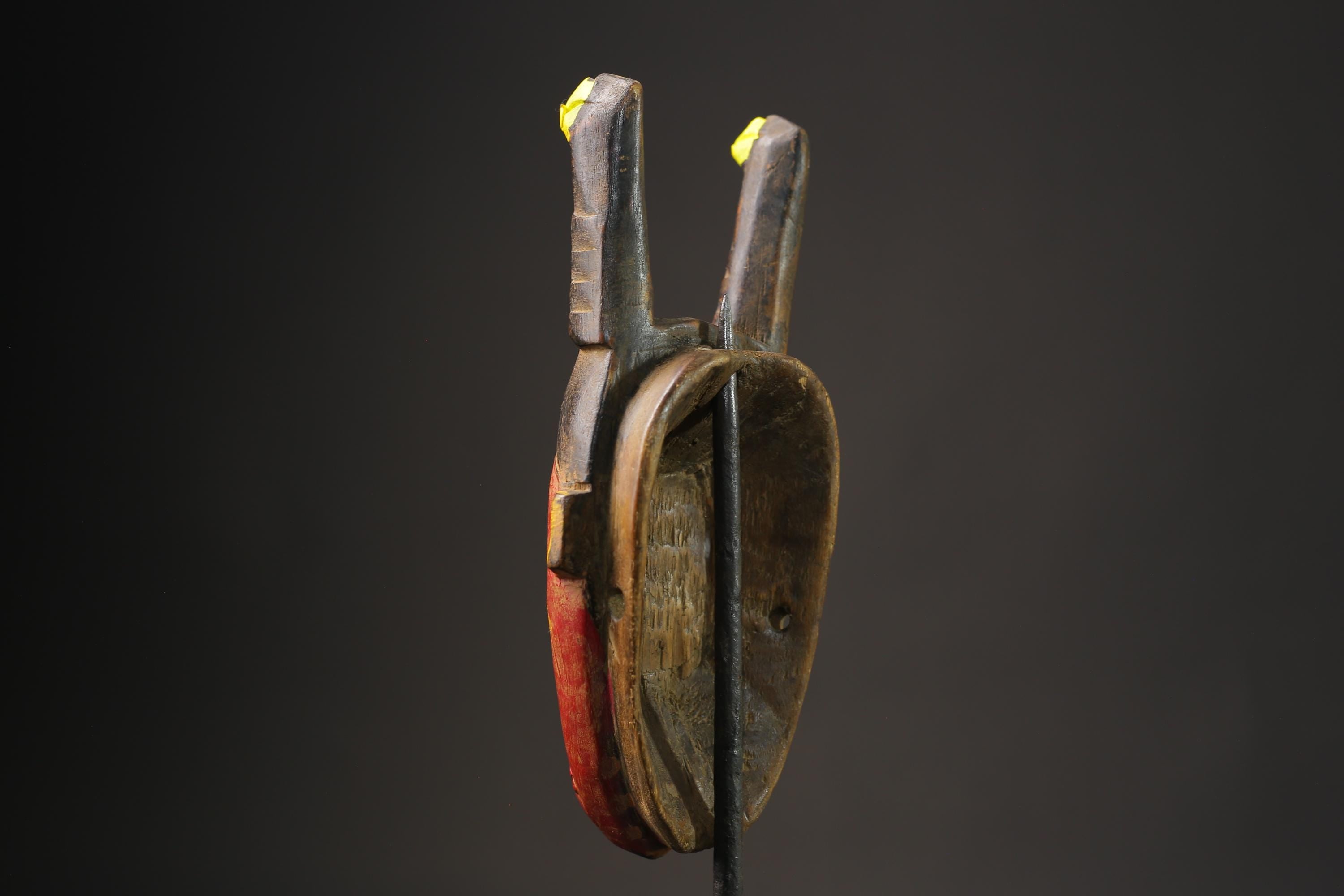 African mask antiques tribal art Face  Antiques Tribal Face Hanging Guro Masks for wall-8645