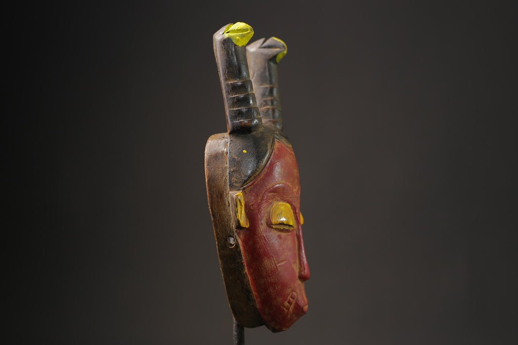 African mask antiques tribal art Face  Antiques Tribal Face Hanging Guro Masks for wall-8645