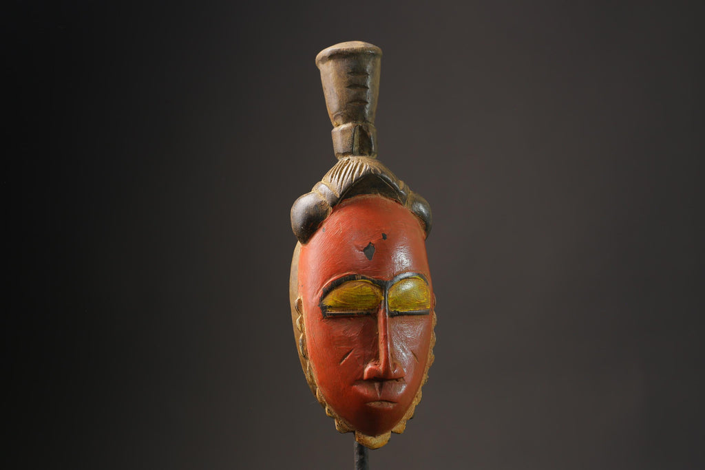 African guro African mask antiques tribal art Face  Mask Handmade vintage Masks for wall-8648