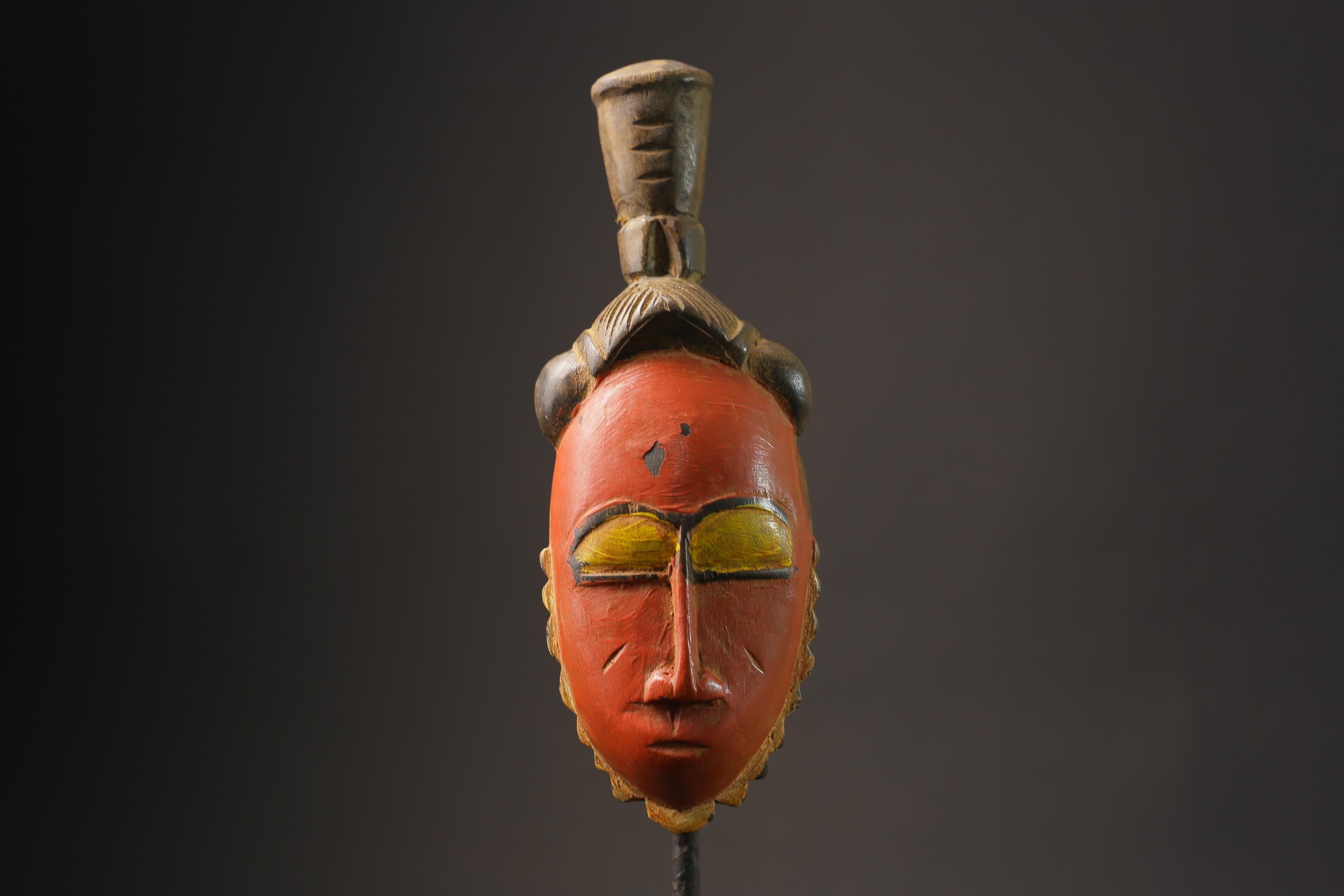 African guro African mask antiques tribal art Face  Mask Handmade vintage Masks for wall-8648