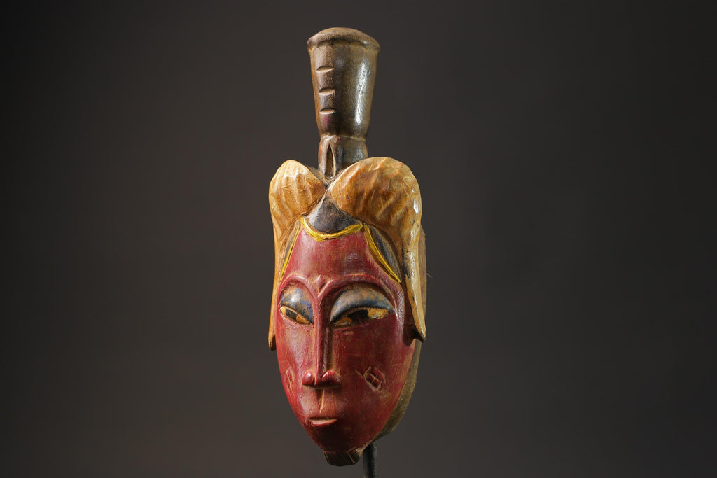 African mask antiques tribal art Face Home Décor Guro Mask African Art Masks for wall-8640