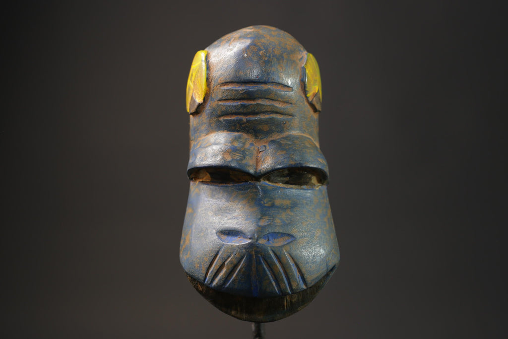 African mask antiques tribal GURO Passport Mask tribal one piece Home Décor-8642