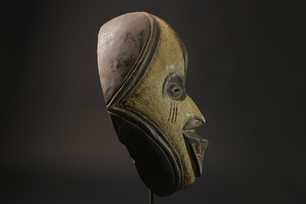 African wood mask antiques Hand Carved Antique collected Fang Masks for wall- 2784
