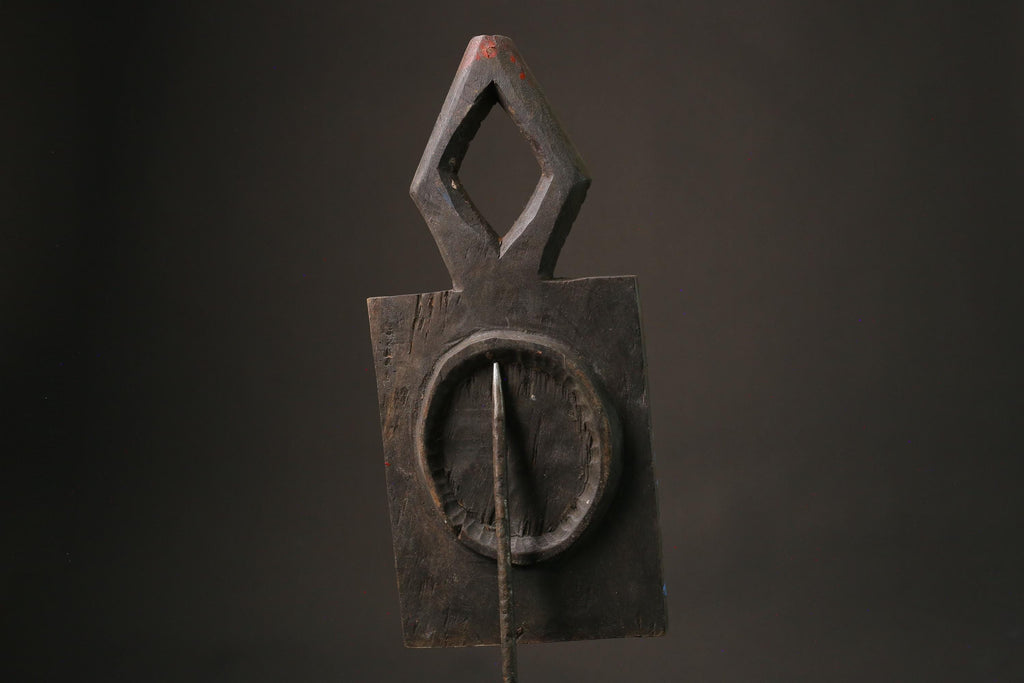 African mask wood African real figure vintage African masks for wall Goli kplekple Mask-G1115