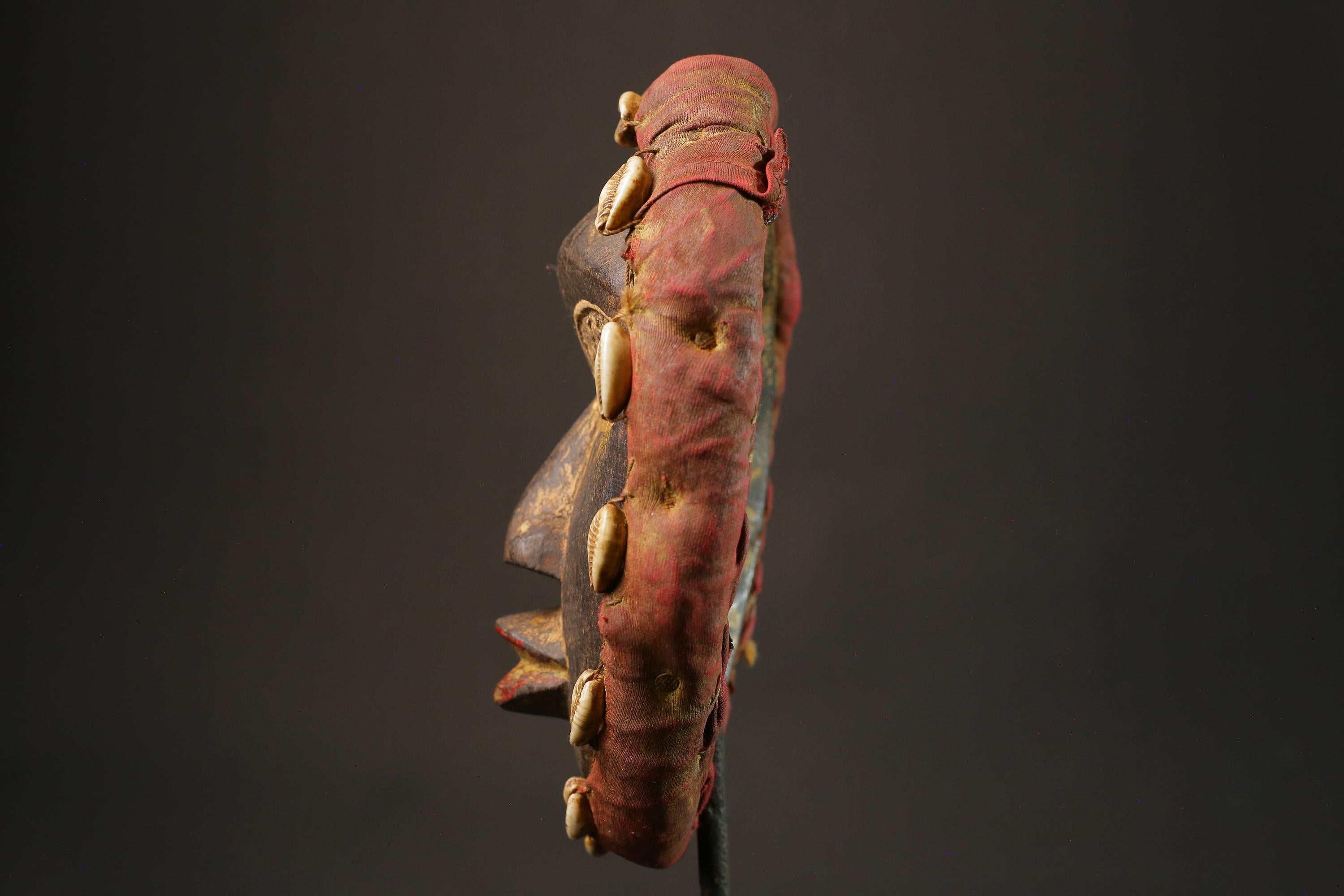 African mask wood African real figure vintage African masks for wall Dan Kran Kaogle-G1108