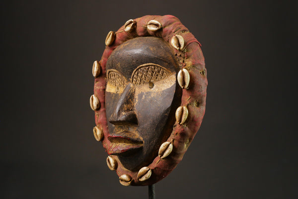 African mask wood African real figure vintage African masks for wall Dan Kran Kaogle-G1108