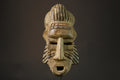 African mask Guru wood African real figure vintage African masks for wall -7425