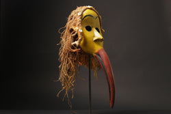 African Mask Traditional African wooden mask from the Dan Home Décor Masks for wall-G2493