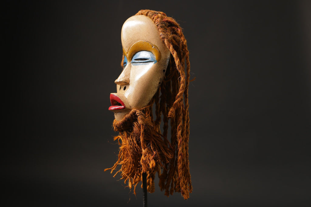 African Mask Traditional African wooden mask from the Dan Home Décor Masks for wall-G2498